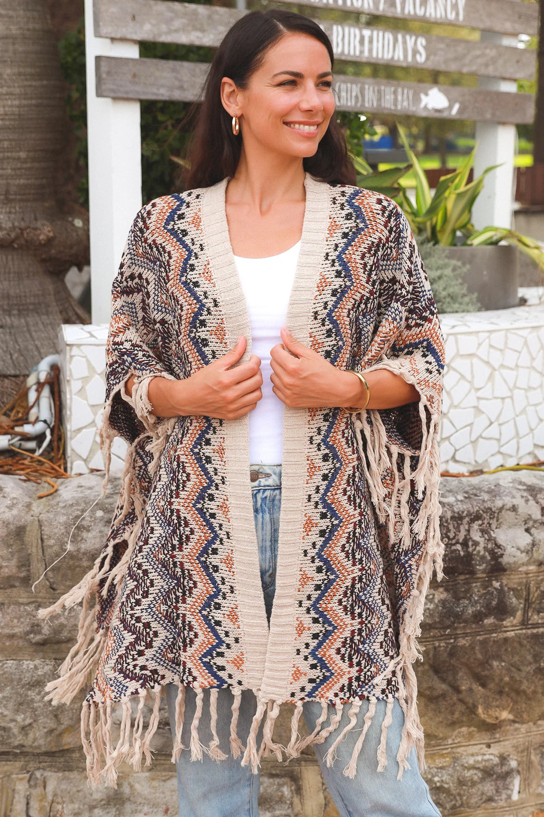 Boho Winter Kimono