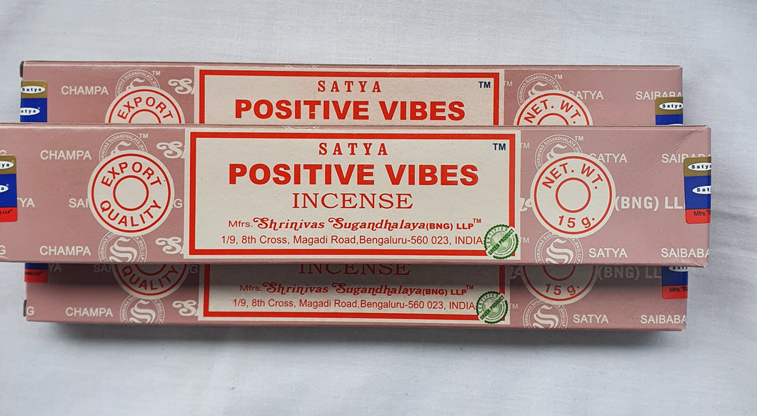 Satya Positive Vibes Incense